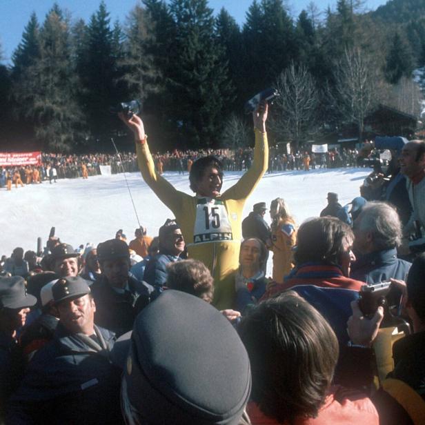 Gefeierter Held: 60.000 Fans jubelten Klammer zu. 