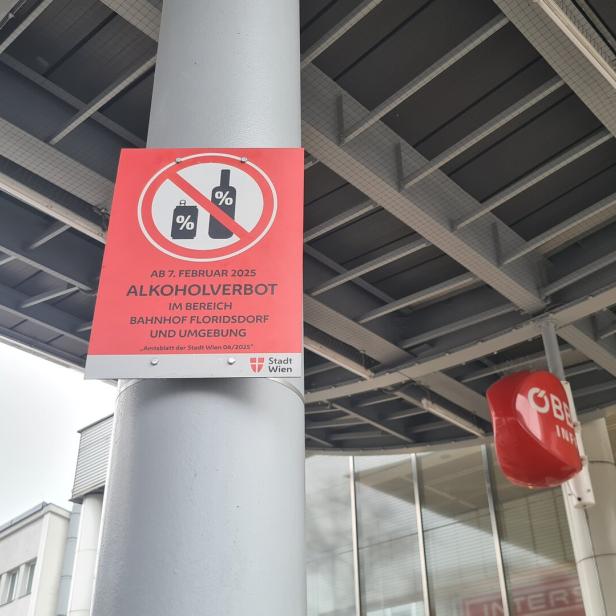 Alkoholverbot, Franz Jonas Platz, Floridsdorf, Alkohol