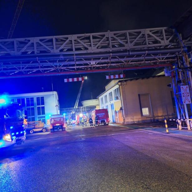 Feuerwehreinsatz im Werk der Donau-Chemie Brückl 