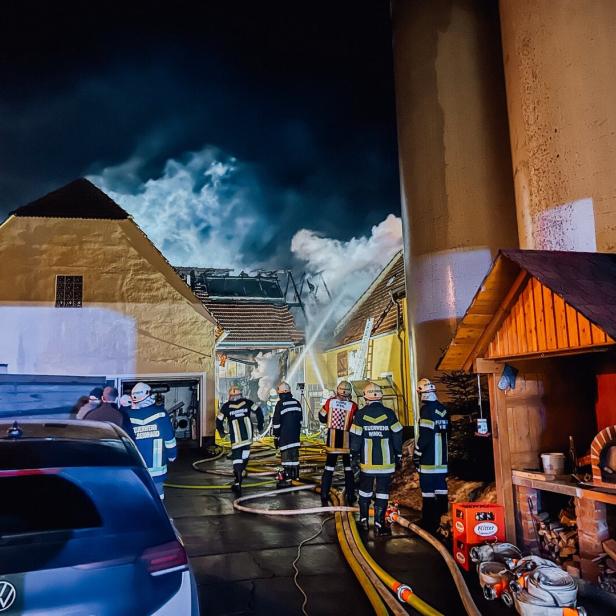 Löscheinsatz der Feuerwehren