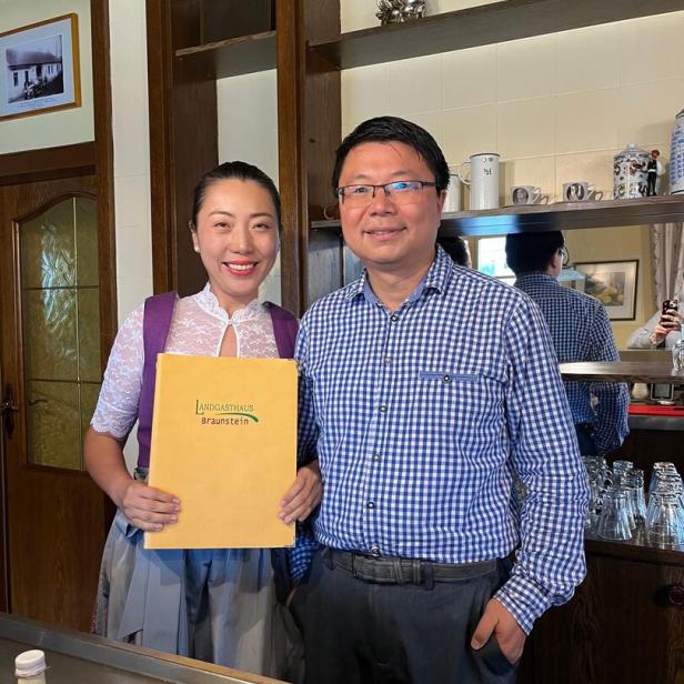 Wirteehepaar Gasthaus Braunstein