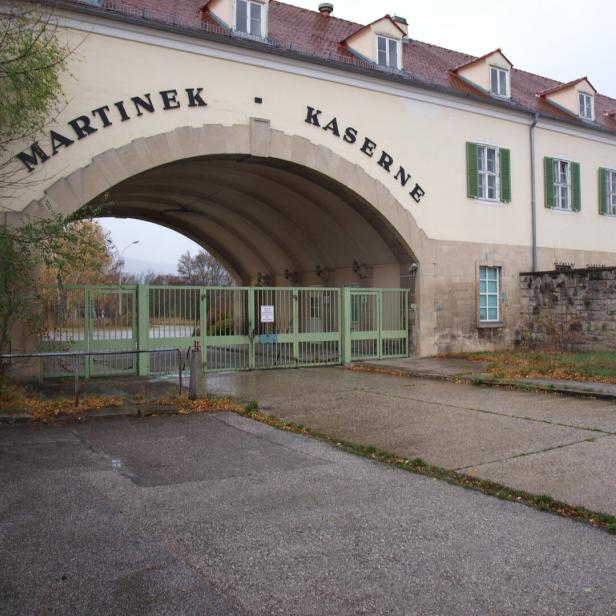 Die Martinek Kaserne in Baden