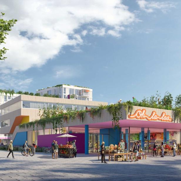 Rendering: Projekt „Oh la laa“ der GEWOG 