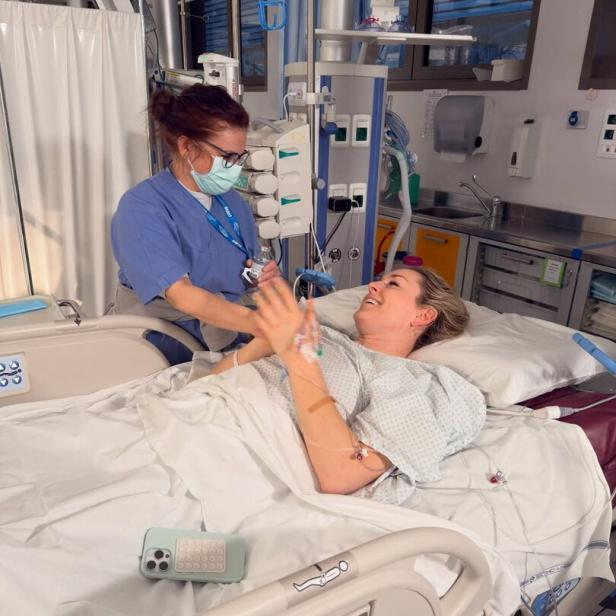 Lindsey Vonn im Krankenhaus