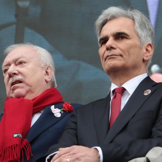 Maiaufmarsch 2016 der SPÖ am Wiener Rathausplatz