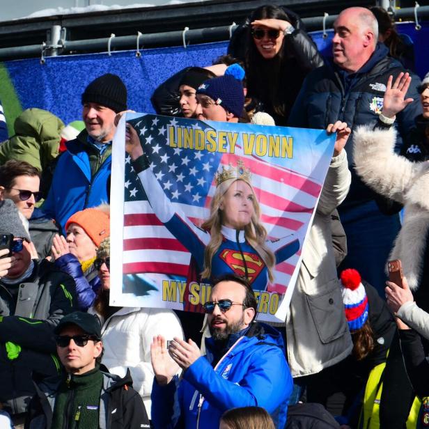 Die Ski-Fans freuen sich mit Vonn