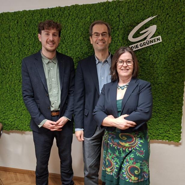 Grüner Klub, Juranich, Spitzmüller und Paul-Kientzl v li.