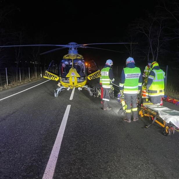 Mehrere Verletzte bei Verkehrsunfall im Bezirk Mistelbach