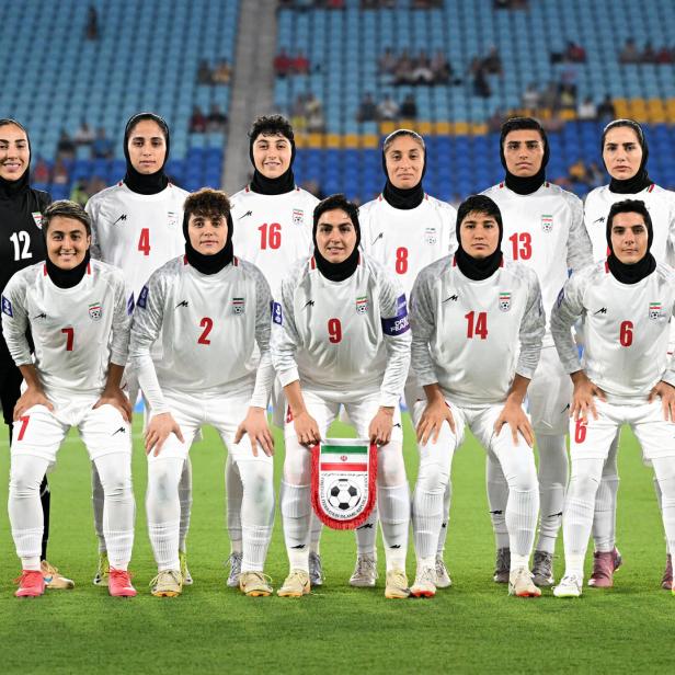 Irans Spielerinnen in Australien
