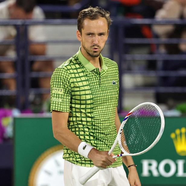 Noch in Dubai: Superstar Daniil Medwedew