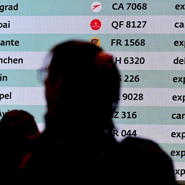 ++ THEMENBILD ++ FLUGAUSFÄLLE IN WIEN