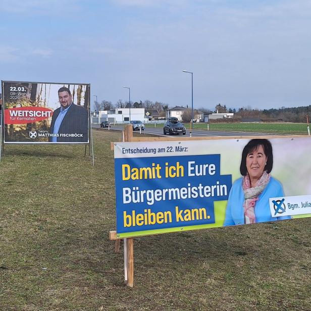 Bürgermeisterin Juliana Günther und Matthias Fischböck