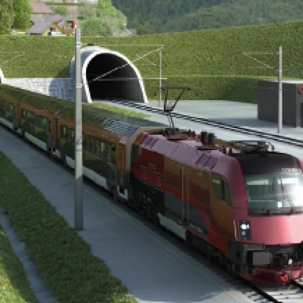 ÖBB-Railjet auf der Südbahn