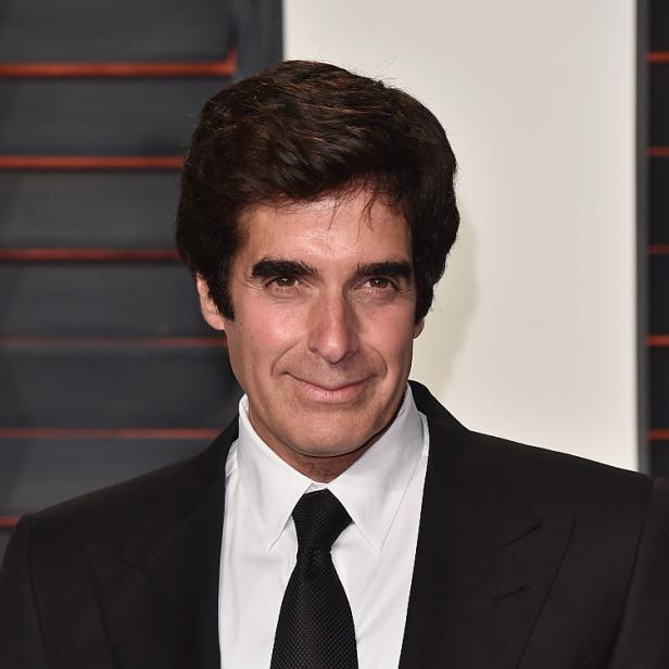 David Copperfield im Anzug bei einer Veranstaltung