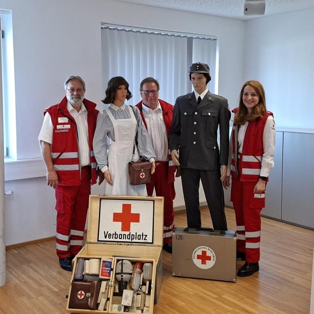Rotes Kreuz Burgenland, Präsident Werner Krischka (Mitte) und GF Wallner (li.) und König (re.)