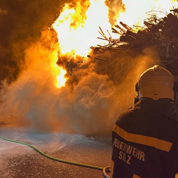 Großbrand von Holzlager