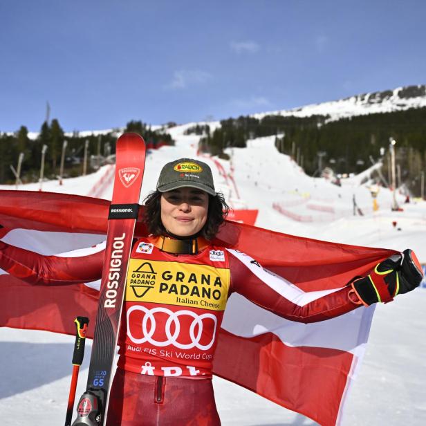 Julia Scheib holte als erste Österreicherin seit 2016 den Riesentorlauf-Weltcup