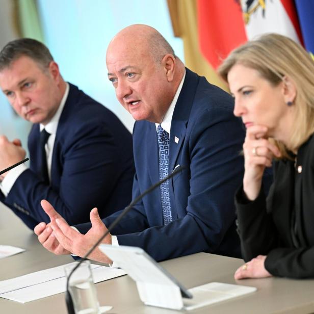 MINISTERRAT: BABLER (SPÖ) / STOCKER (ÖVP) / MEINL-REISINGER (NEOS)