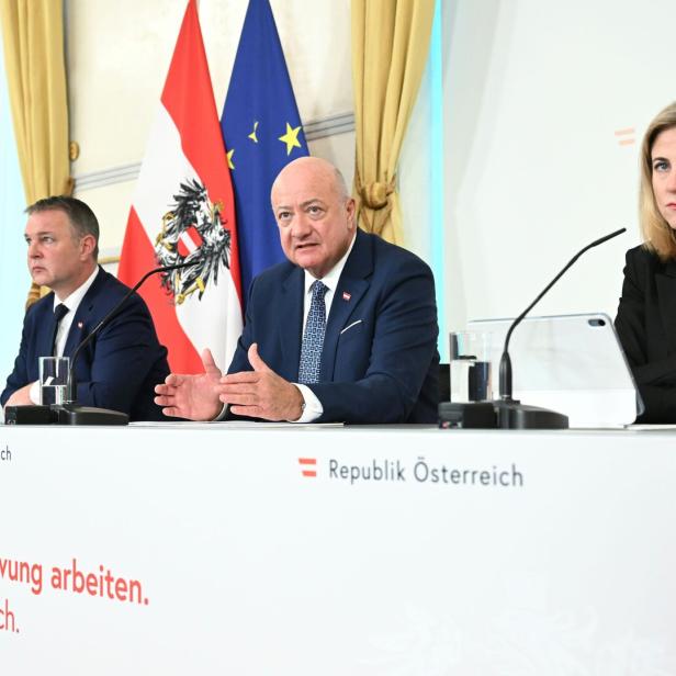 MINISTERRAT: BABLER (SPÖ) / STOCKER (ÖVP) / MEINL-REISINGER (NEOS)