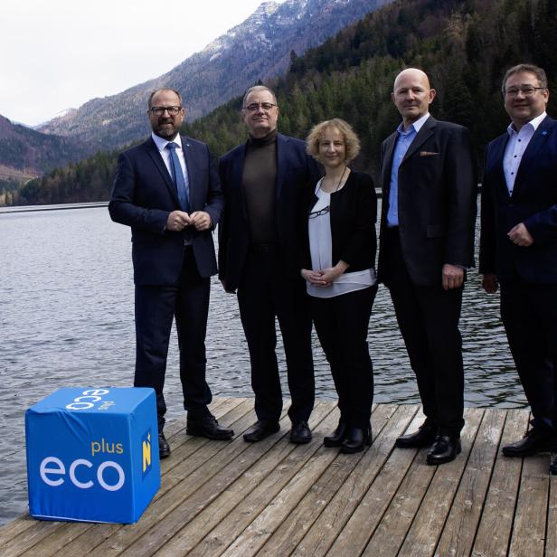 Ecoplus-Manager beim Wassercluster Lunz