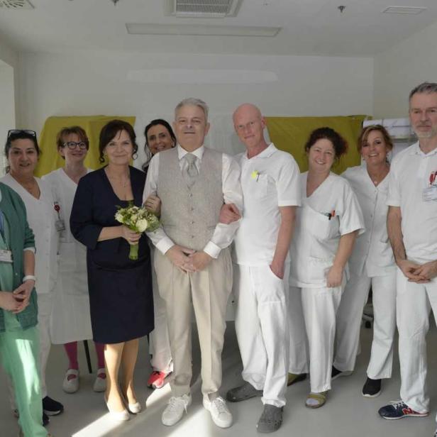 Hochzeit im Uniklinikum St. Pölten
