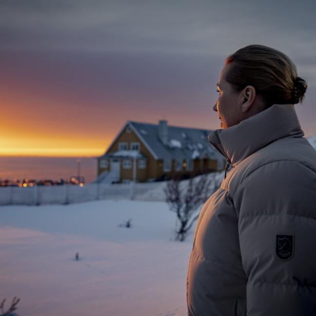 Seit Trump nach Grönland greift, war Frederiksen  deutlich öfter auf der Insel als davor. 