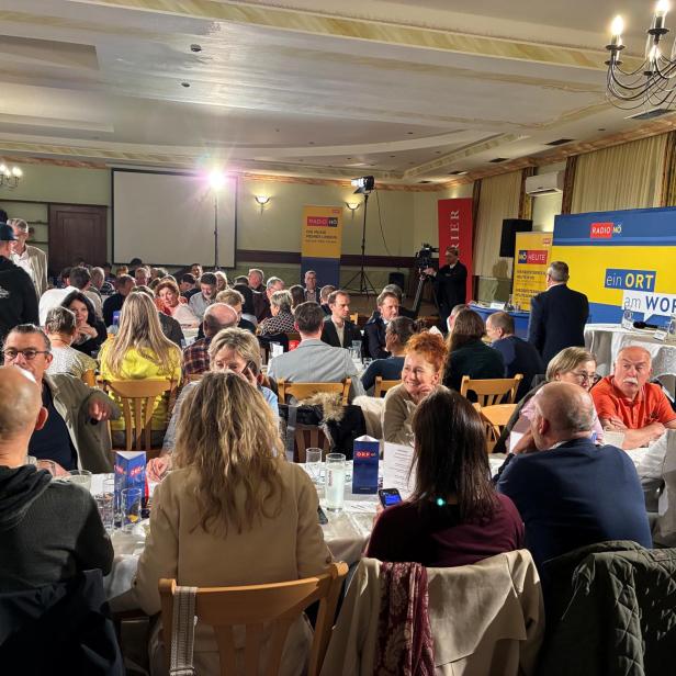 Volles Haus bei "Vor Ort am Wort" in Wagram ob der Traisen.