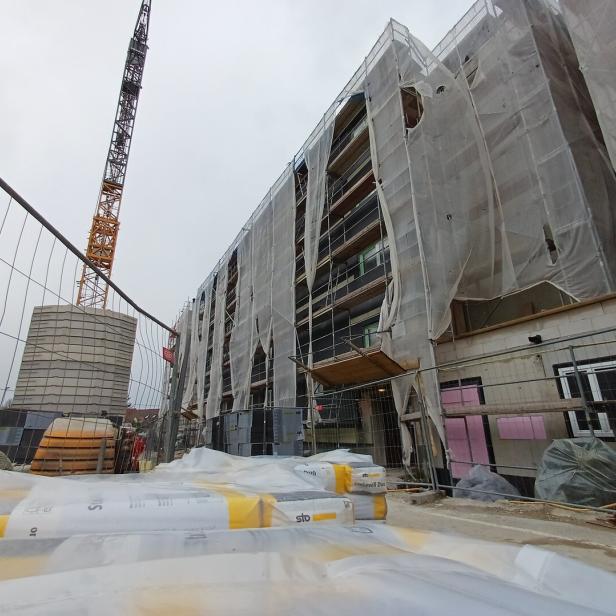 Sanierung des Europahofs in Stockerau.