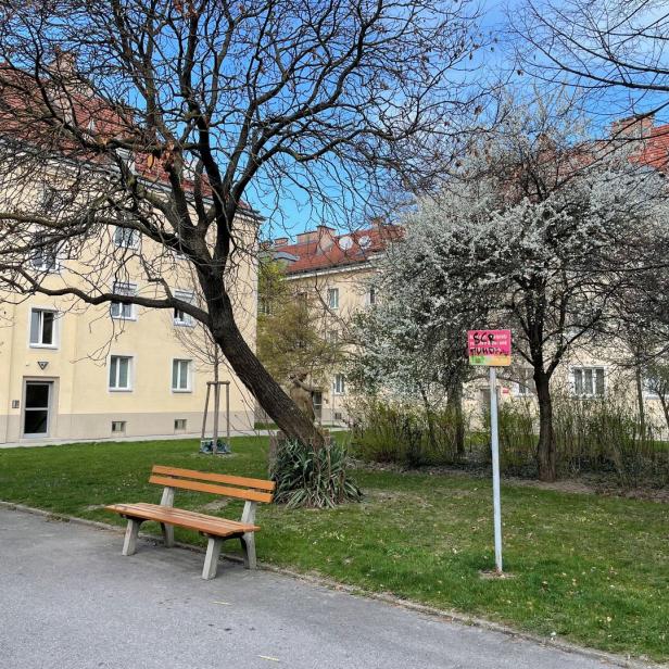 Ein klassischer Gemeindebau in Floridsdorf