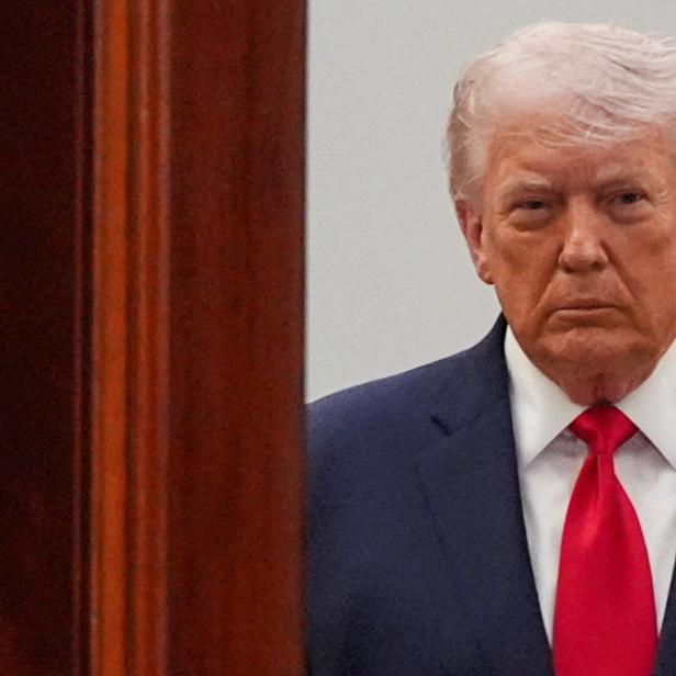 U.S. President Donald Trump delivers an address to the nation about the Iran war at the White House in Washington