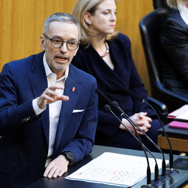 Herbert Kickl im Parlament