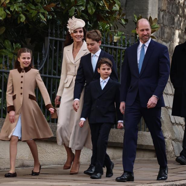 Prinz William und Prinzessin Kate mit ihren Kindern Prinz George, Prinz Louis und Prinzessin Charlotte.