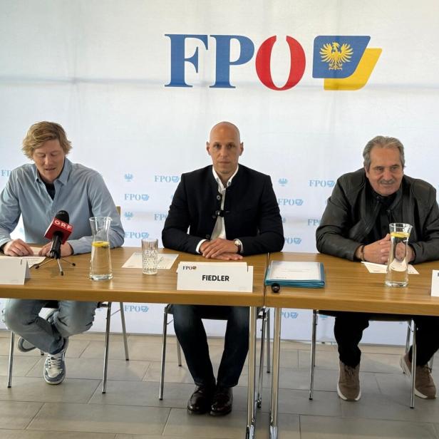 FPÖ-Team: Bernd Trenk, Helmut Fiedler und Wilhelm Haberbichler