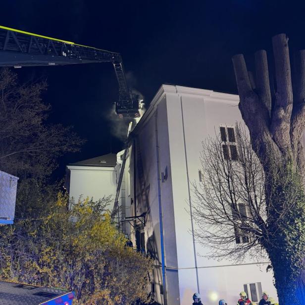 Brand im Art Brut Center Gugging