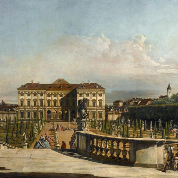 Gemälde „Das Gartenpalais Liechtenstein“