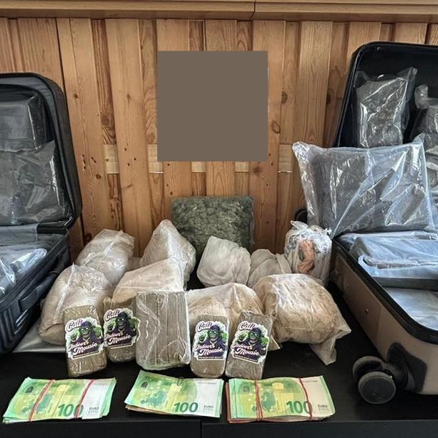 Sichergestelltes Suchtgift 