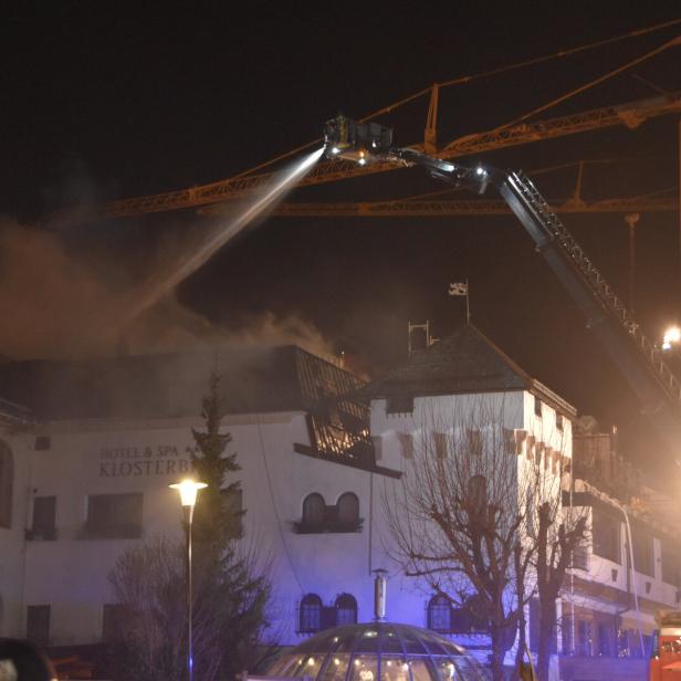 ++ HANDOUT ++ TIROL: GROSSBRAND BEI TIROLER HOTEL UNTER KONTROLLE - WEITER NACHLÖSCHARBEITEN