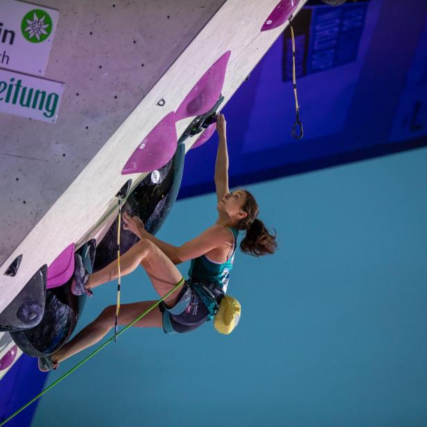 Flora Oblasser mag keine Wettkämpfe mehr klettern