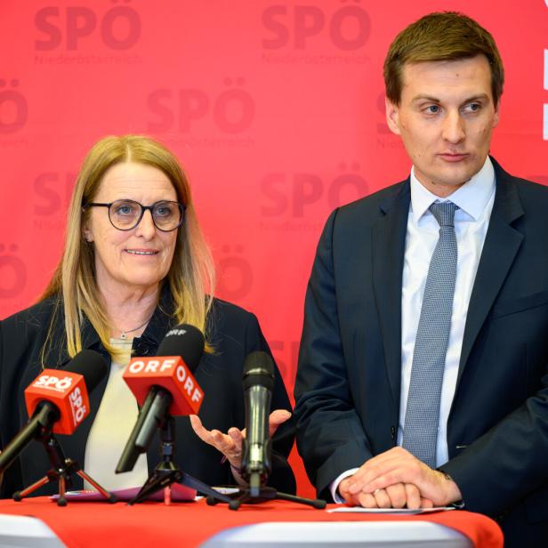 SITZUNG DES ERWEITERTEN SPÖ-LANDESPARTEIPRÄSIDIUMS: KÖNIGSBERGER-LUDWIG (SPÖ) / HERGOVICH (SPÖ)