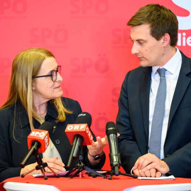 SITZUNG DES ERWEITERTEN SPÖ-LANDESPARTEIPRÄSIDIUMS: KÖNIGSBERGER-LUDWIG (SPÖ) / HERGOVICH (SPÖ)