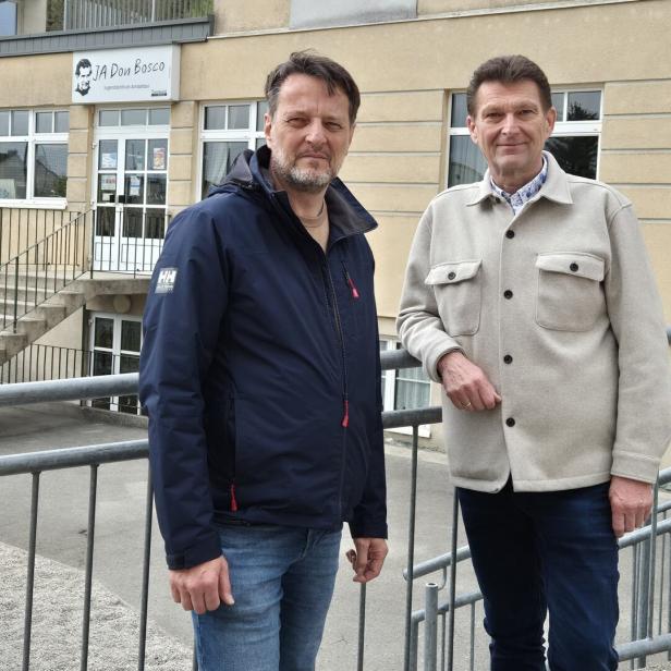 SPÖ-Vizebürgermeister Riegler und Stadtrat Blutsch