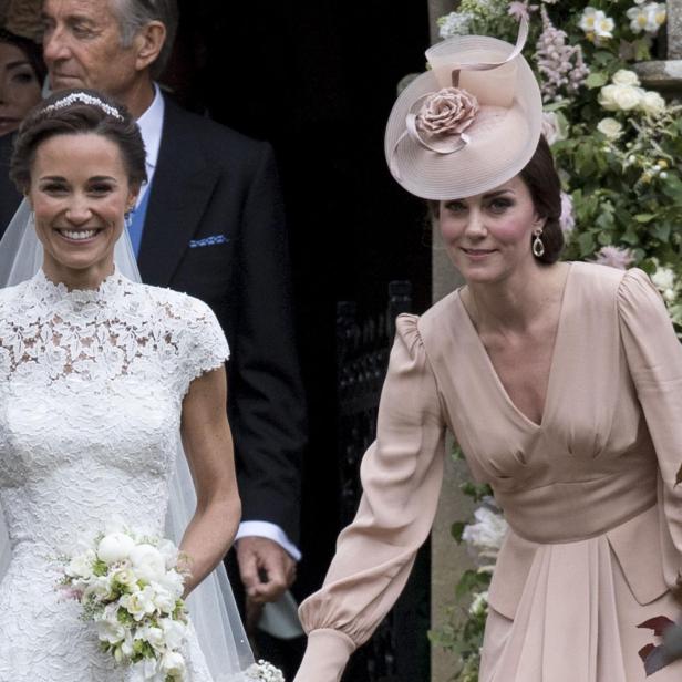 Prinzessin Kate und Pippa Middleton bei Pippas Hochzeit