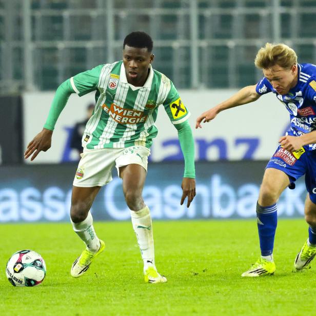 Wiedersehen von Amane (l.) mit Rapid gegen Hartberg