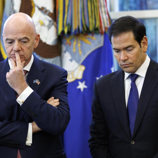 FIFA-Boss Infantino mit US-Minister Rubio
