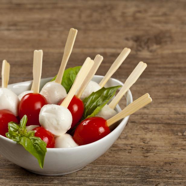 Tomato with Mozzarella and Basil