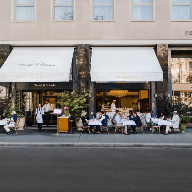 Schlafsaal im Wiener Luxushotel Grand Ferdinand
