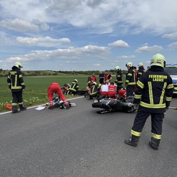 Unfallstelle in Gänserndorf