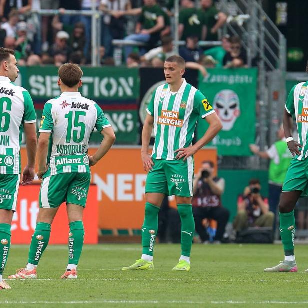Bleibt nur Cvetkovic (Mitte) von diesem Quartett über den Sommer bei Rapid? 
