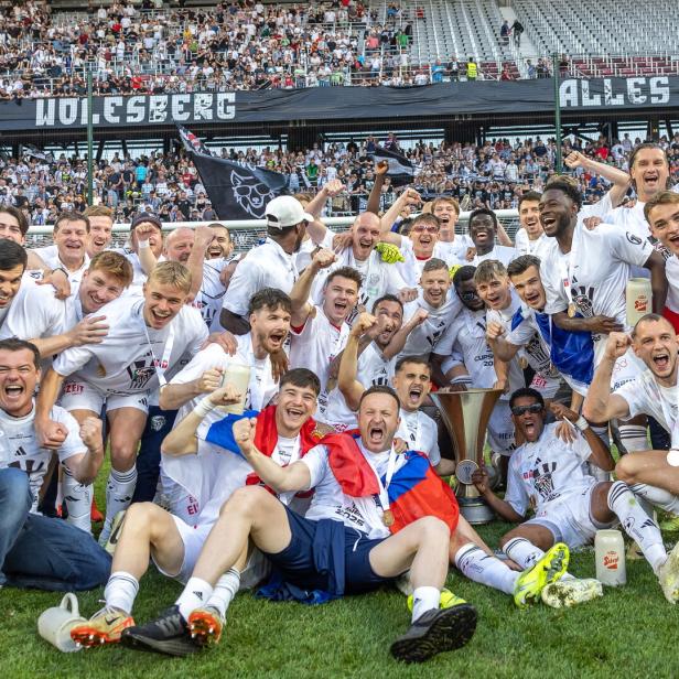 Mai 2025: Der WAC holt den ersten Titel der Klubgeschichte