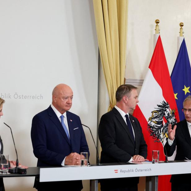 Press conference in Vienna